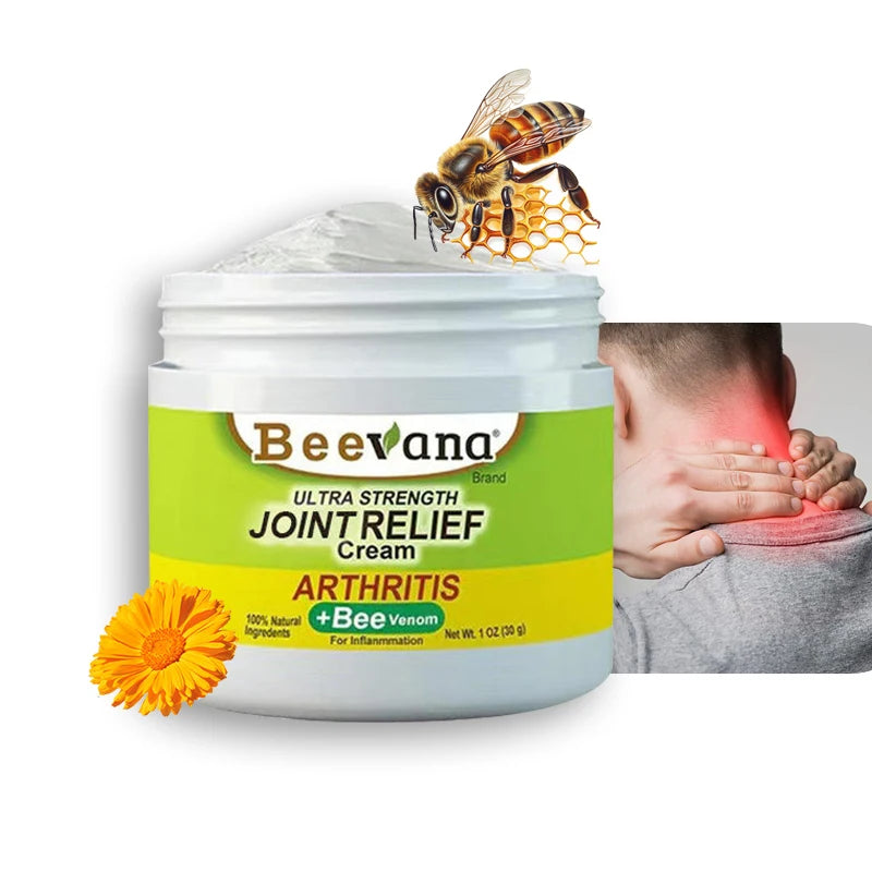 LEIHU Hot Sale Natural Herbal Joint Bone Neck Muscle Pain Relief Cream with Bee Venom Healthcare Certified 30g