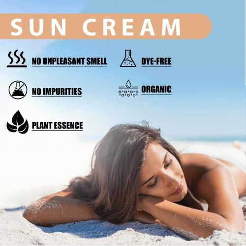 EELHOE Rice Protective Cream Moisturizing Refreshing Non-Sticky  Naturally Protects Against Uv Exposure And Increases