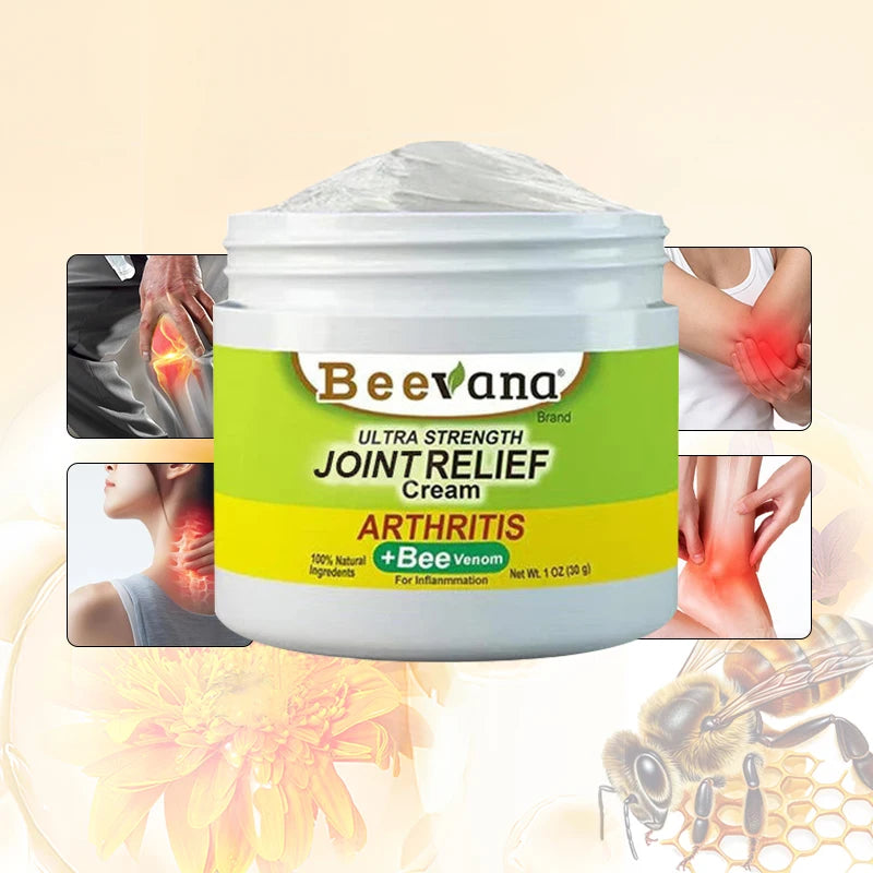 LEIHU Hot Sale Natural Herbal Joint Bone Neck Muscle Pain Relief Cream with Bee Venom Healthcare Certified 30g