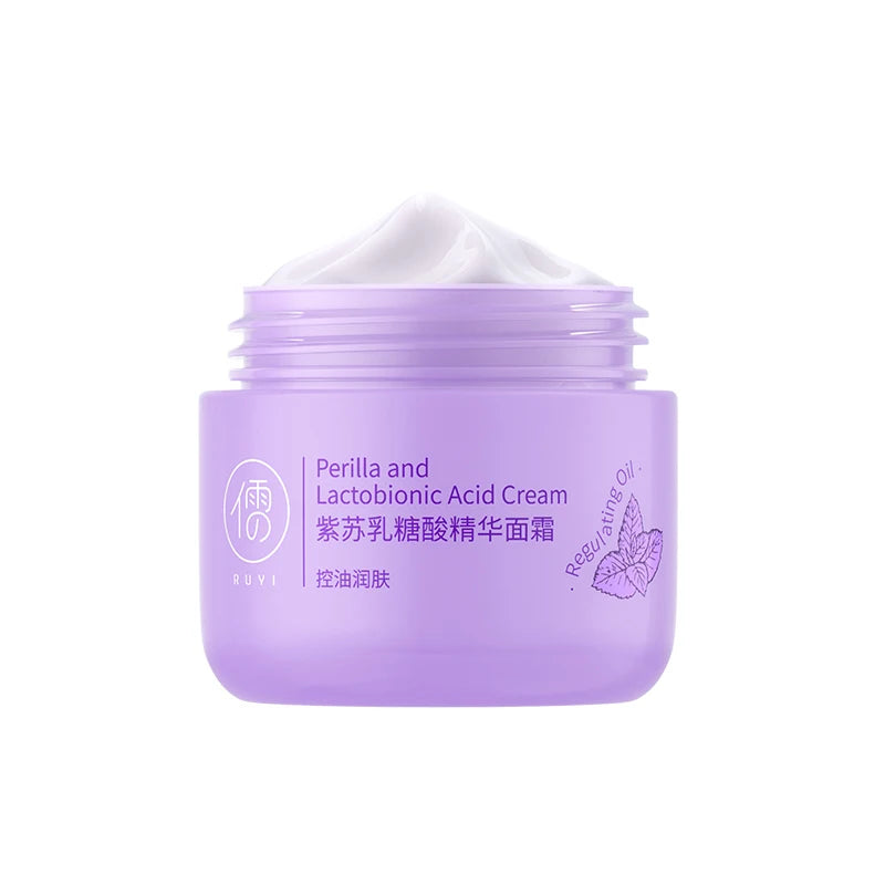 RUYI Perilla Facial Cream Hydrating Skincare Sooth Sensitivity Repair Barrier Brighten Moisturizing Essense Face Cream 50g